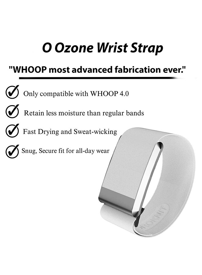 O Ozone HydroKnit Nylon Sport Band Compatible with Whoop 4.0 | Soft, Elastic, Water-Resistant, Fast-Drying Replacement Strap for Active Lifestyles- Beige - Image 2