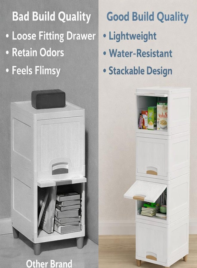 Radiant Plastic Foldable Organizer for Clothes, Modular Kitchen Storage Rack, Multipurpose Wardrobe, Space Saving Closet, Stackable Cabinet - Image 2
