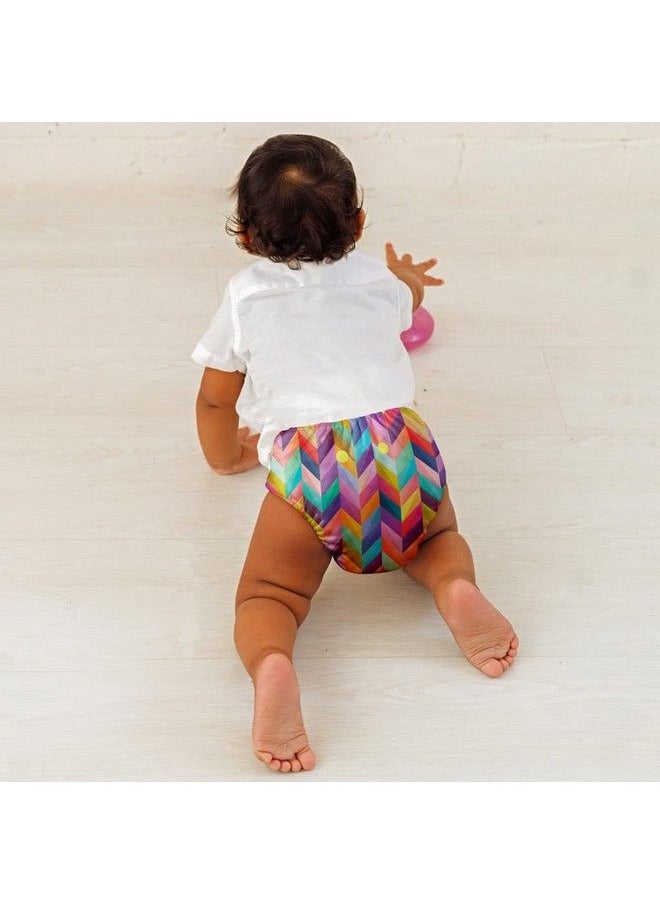 New Uno Freesize Cloth Diaper Set Of 2; Cloth Diaper For Babies 3M To 3Y ; Washable & Reusable Cloth Diaper ; Comes With Cloth Diaper Insert ; 2 Diaper And 2 Organic Cotton Soaker