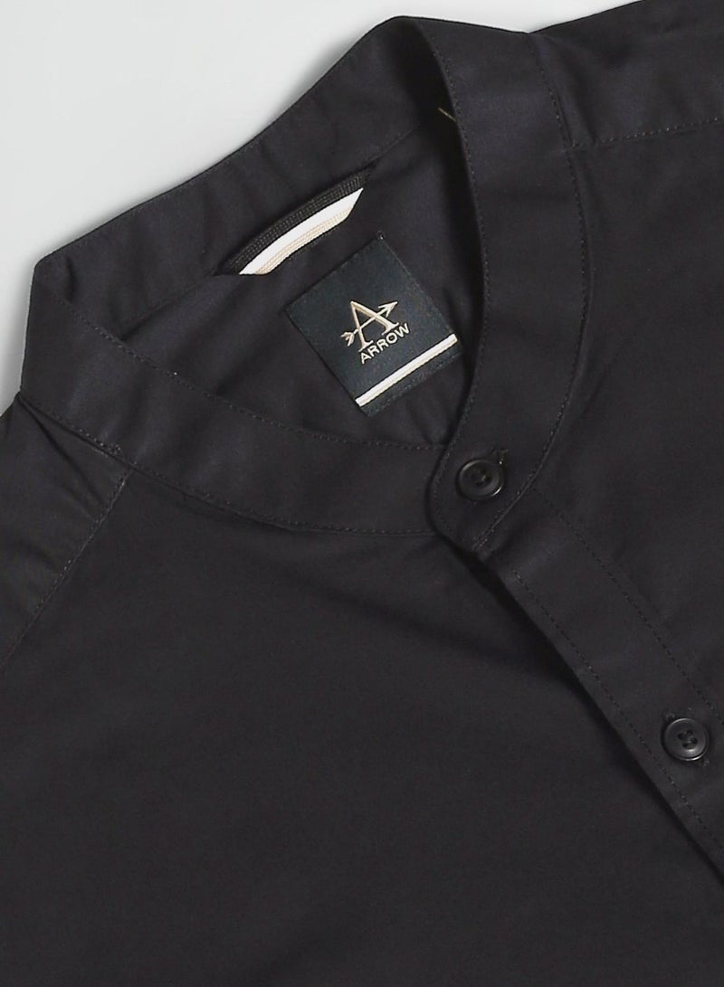 Arrow Mandarin Collar Slim Fit Shirt - Image 3
