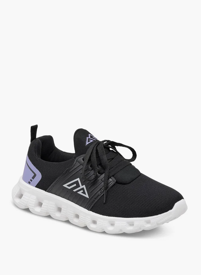 شو اكسبرس Girls Logo Detail Sports Shoes with Lace-Up Closure