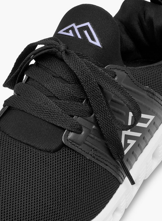 Oaklan by Shoexpress Girls Logo Detail Sports Shoes with Lace-Up Closure  - Image 4