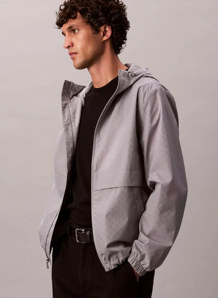 Calvin Klein Jeans  Long Sleeve Nylon Zip Jacket for Men | Best Price UAE