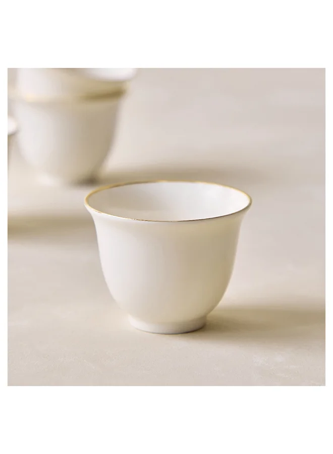 Home Box Ivory 4-Piece Cava Cup Set 60 ml