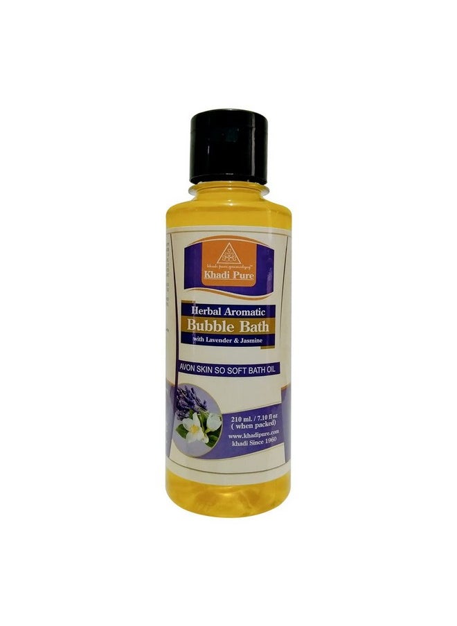 Khadi Pure Herbal Aromatic Bubble Bath With Lavender & Jasmine 210 Ml  - Image 1