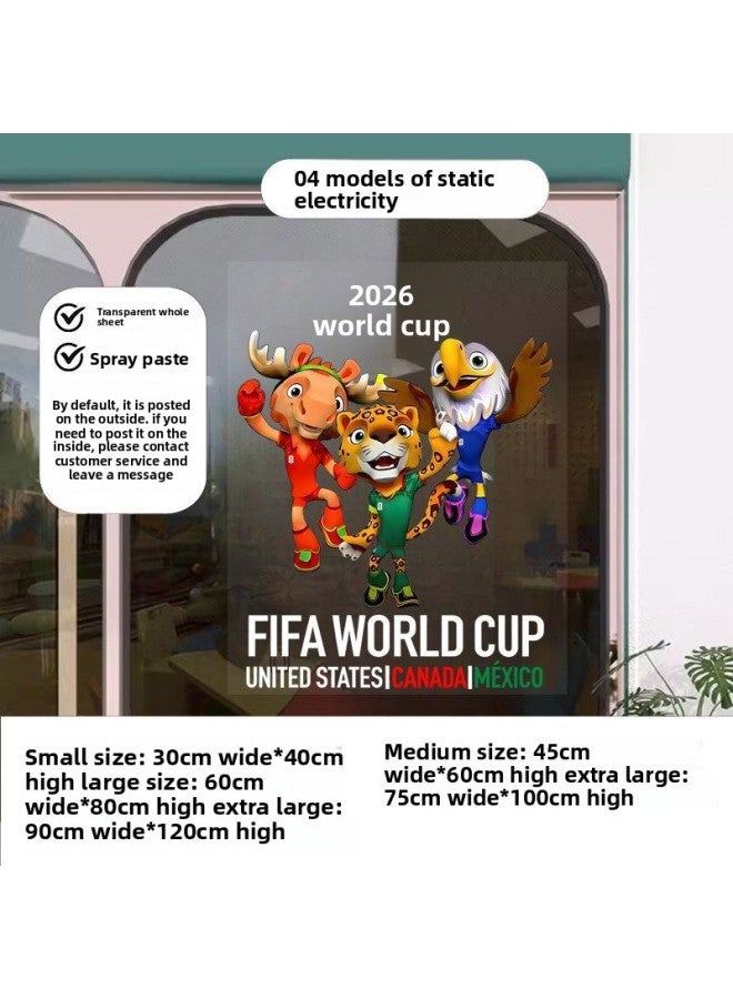 2026 World Cup Theme Scene Decoration Atmosphere Setup –Specifications:Middle Color Category:Sjb03 transparent static 04 - Image 1