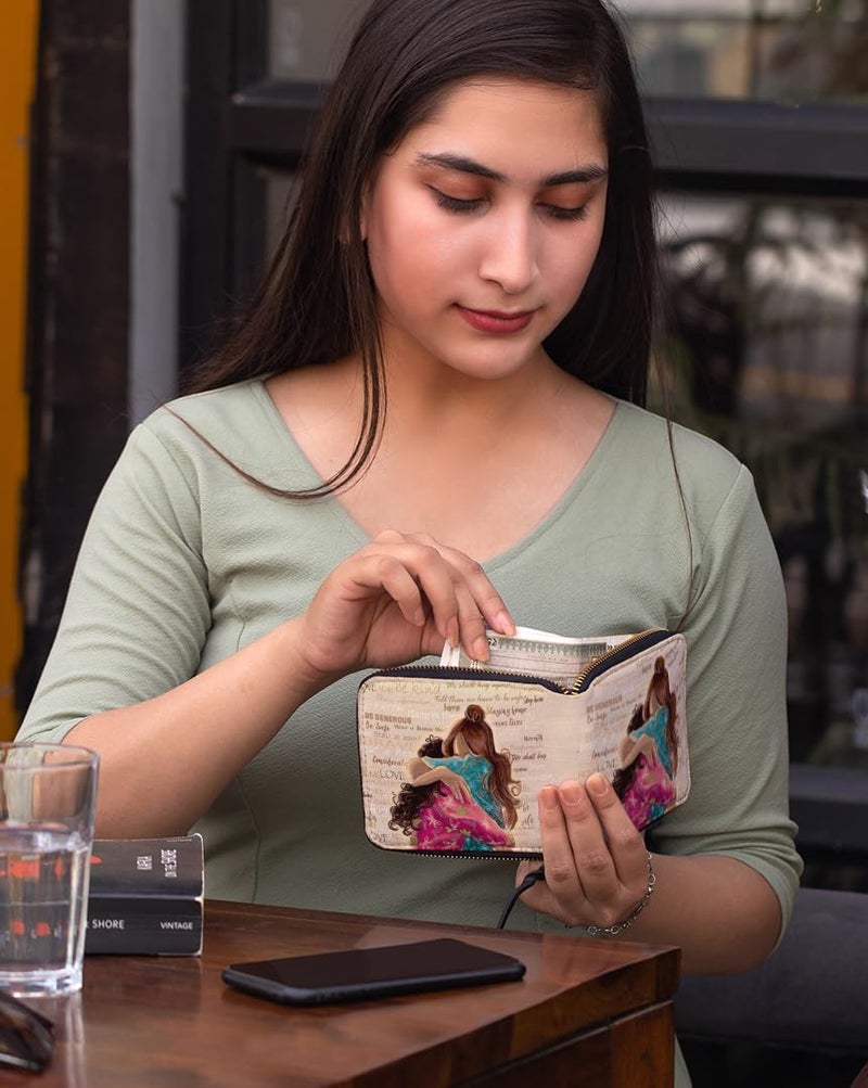 Kalankit Wallet for Woman | Birthday Gift, Gifts for Teenage Girls, Female Friends, Sister | Small Money Purse, Mini Bi-Fold Wallet for Women | Cute Wallet for Girls - Image 2