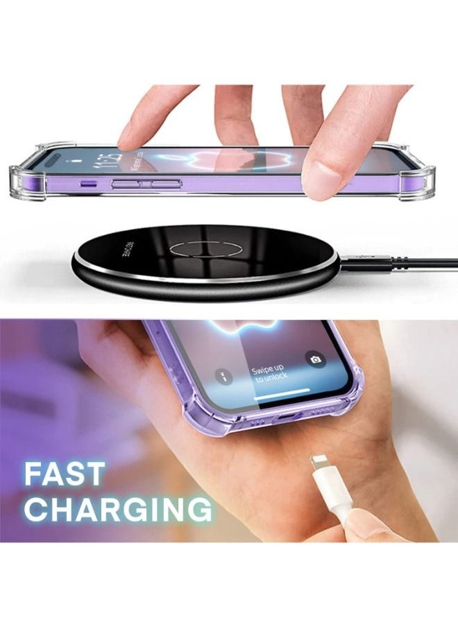 SHOPI - Phone 14 Pro Max Case Cover Clear Back Air Cushion Soft Silicone Shockproof Anti-Scratch Protective Bumper Shell Corner for iPhone 14 Pro Max (iPhone 14 Pro Max, Clear) - Image 1