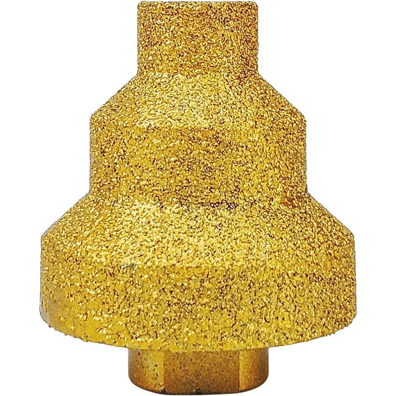 KH866 Diamond Step Drill Bits 20-35-50mm for Metal, Tile, Wood, Concrete, Marble, Engineered Stone, Multi Hole Opener Cone Bit Grinder Cutter, Beveling Chamfer Step Tapered Reamer, Multilayered Layer Bit - Image 1