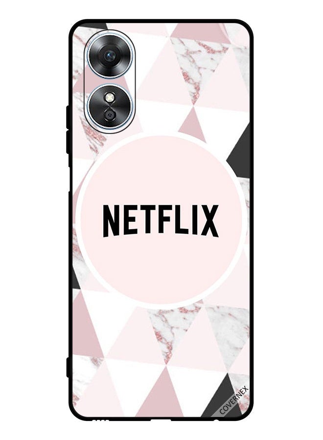 Covernex Protective Case Cover For Oppo A17 Netflix Wallpaper - Image 1