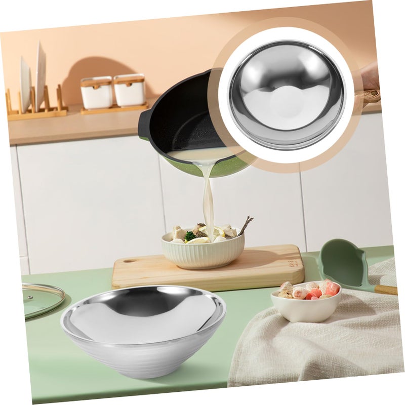 Dual Layer Ramen Bowl 22x7cm Serving Dish for Noodles Salad Fruits Snacks - Image 5