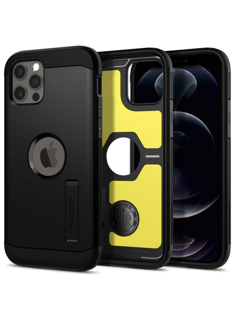 Spigen Tough Armor Case [Extreme Protection Tech] Designed for Apple iPhone 12 (2020) / iPhone 12 Pro (2020) - Black - Image 1