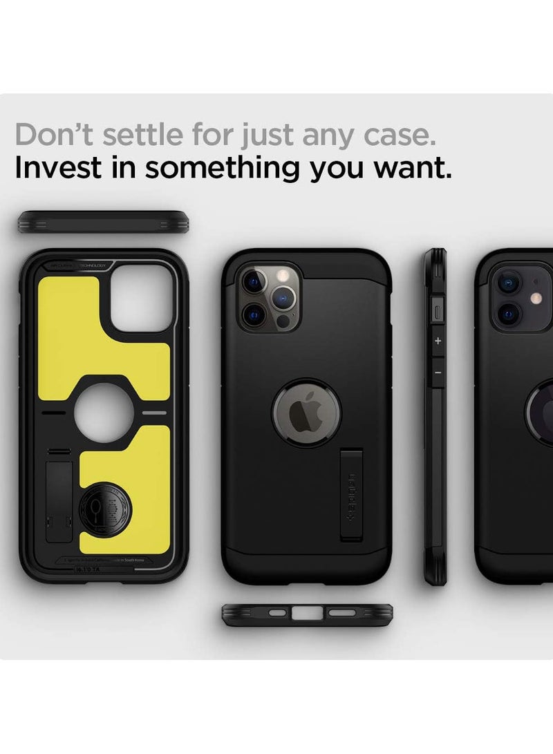 Spigen Tough Armor Case [Extreme Protection Tech] Designed for Apple iPhone 12 (2020) / iPhone 12 Pro (2020) - Black - Image 2