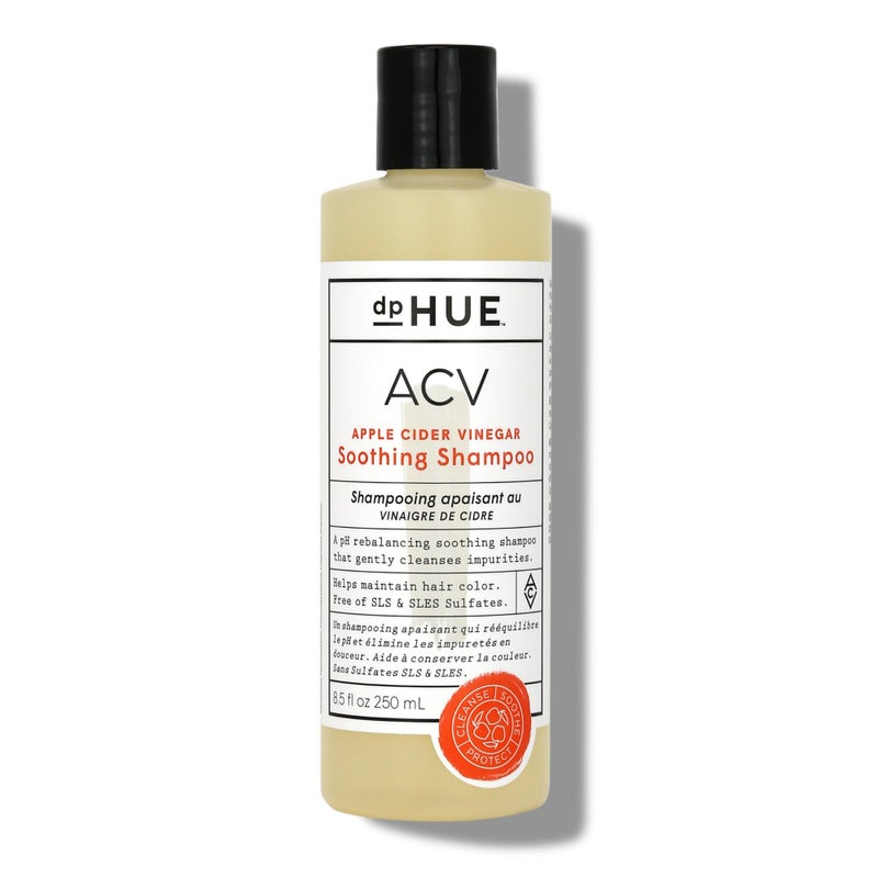 dpHUE ACV Soothing Shampoo, 8.5 Fl Oz - Sulfate Free Dry Scalp Shampoo For Color Treated Hair With Apple Cider Vinegar, Ginger Root, Lavender and Aloe - Image 1