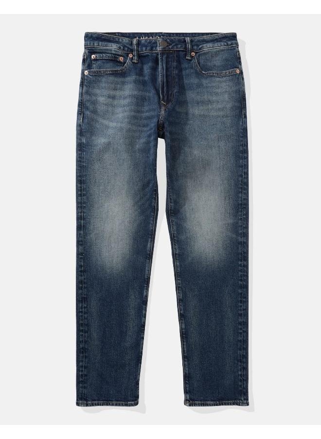 American Eagle Airflex+ Light Wash Straight Jeans  - Image 3