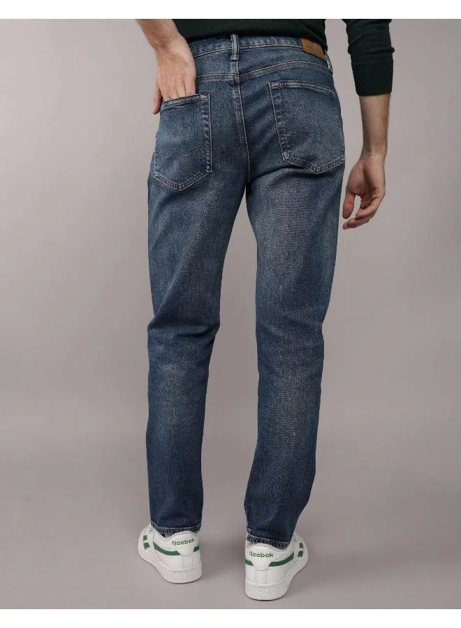 American Eagle Airflex+ Light Wash Straight Jeans