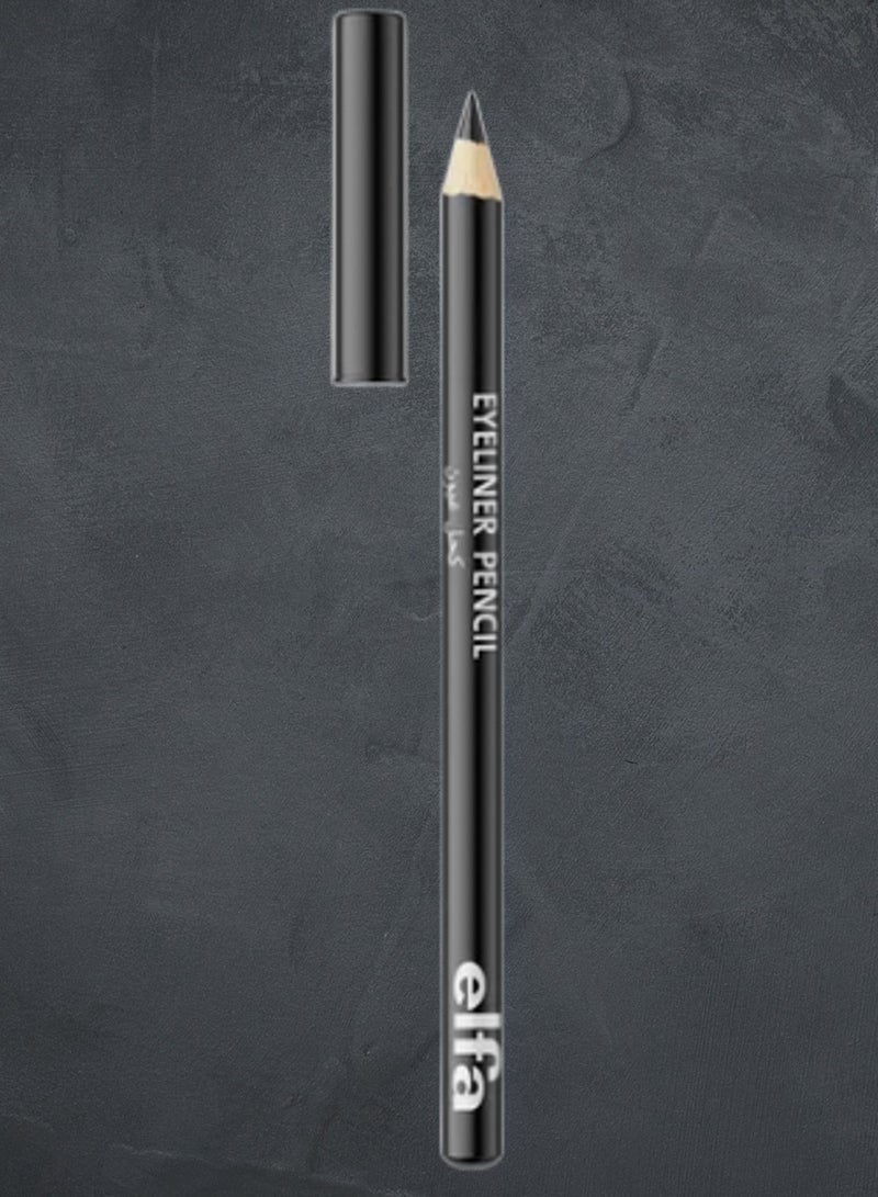 elfa 6 Pieces Waterproof Soft Kohl Eyeliner Pencil Black - Image 2