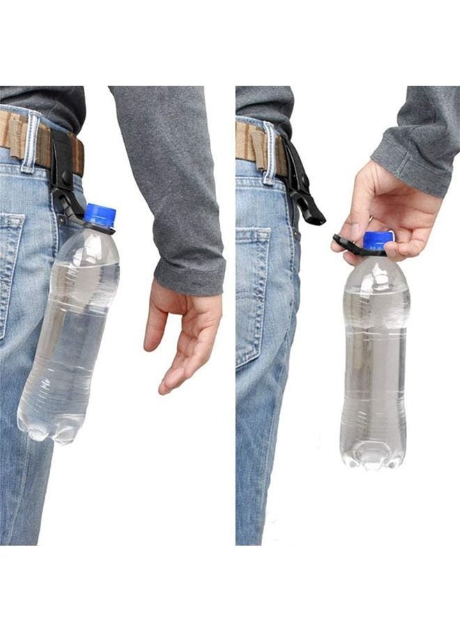 Ant - 3-Piece Kettle Hanging Buckle Hangable Bottle Cage Hooks, Outdoor Portable Water Bottle Ring Holder Mineral Water Bottle Clip, Used for Backpack Outdoor Tactical Camping Hiking Mountaineering Trip - Image 1