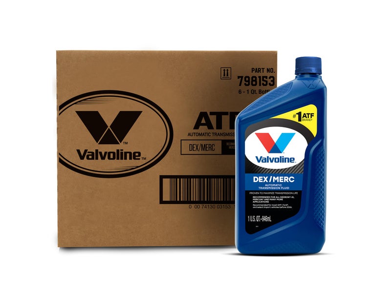 Valvoline DEX/MERC (ATF) Automatic Transmission Fluid 1 QT, Case of 6 - Image 1