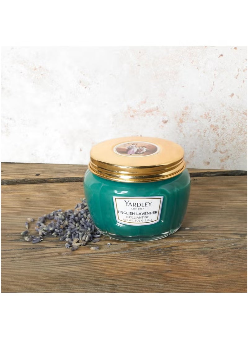 ياردلي كريم الشعر بريلينتين برائحة اللافندر إنجليزي الصنع 80جرام - Image 2