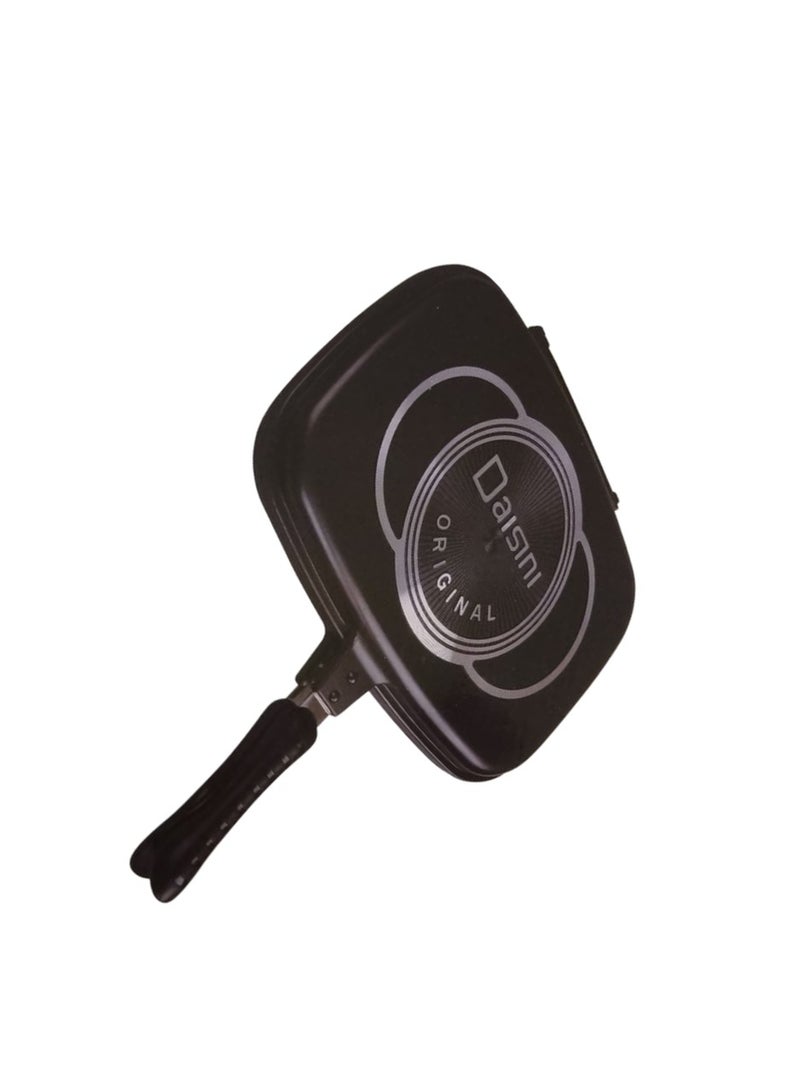 Daisini Pressure Pan And Grill Double-Sided Non-Stick Black 36 cm  - Image 2