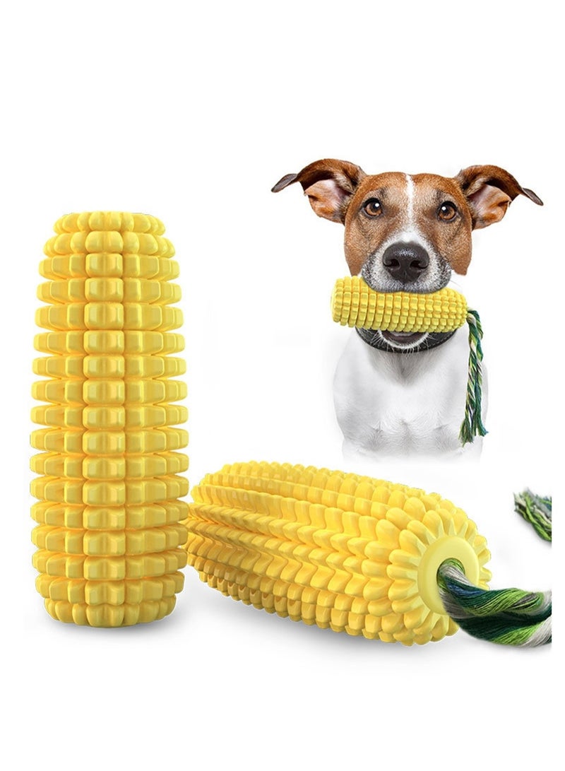 Pet toys corn sound teething stick chewing toothbrush dog toy tear-resistant and bite-resistant dog toy - Image 1