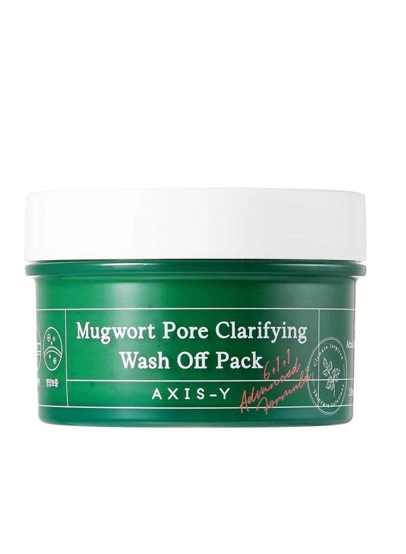 Axis-Y Pore Cleansing Wash Pack | Exfoliating | Pore Minimizing | Acne, Blackheads, Oily Skin Care | Clay Mask / | Korean Skin Care | 100ml - Image 1