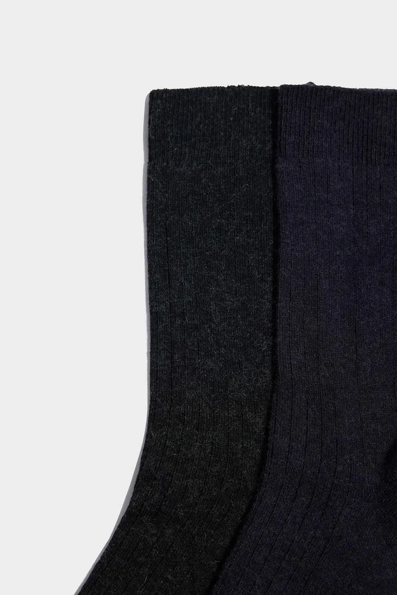 Defacto  Man 2 piece Long sock for Men | Best Price UAE