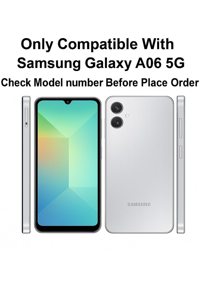 SARAOONT Compatible with Samsung Galaxy A06 5G Soft Silicone Case Cover with Camera Protection and Slim Fit Shockproof - Image 2