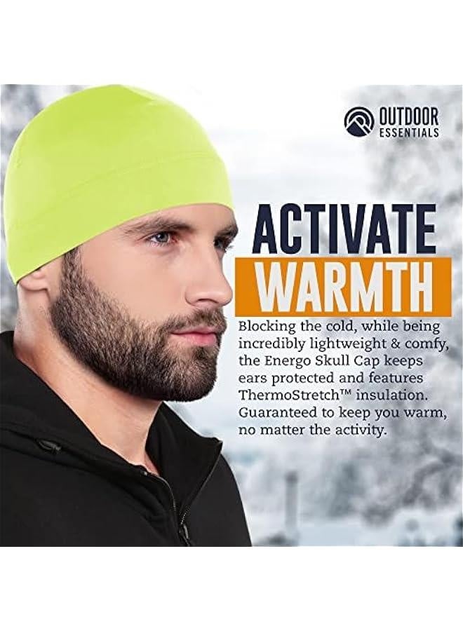 Generic Skull Cap Helmet Liner & Running Beanie for Men, Winter Running Hat, Thermal Cycling Hat  - Image 2