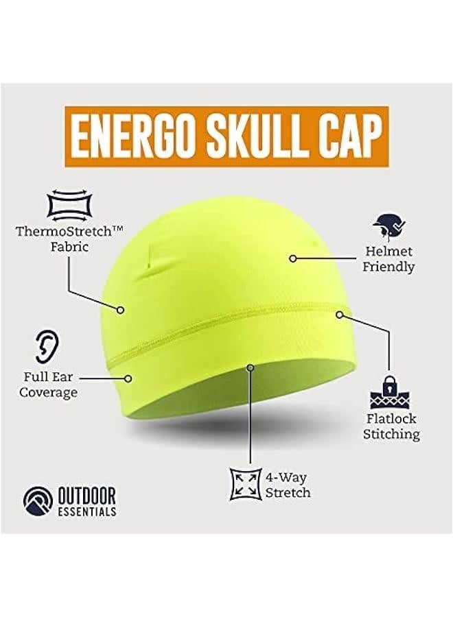 Generic Skull Cap Helmet Liner & Running Beanie for Men, Winter Running Hat, Thermal Cycling Hat  - Image 3