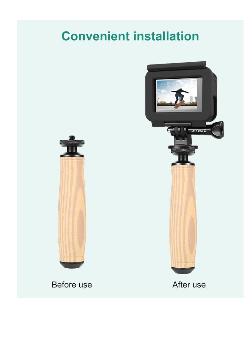 Excefore - Handheld camera stabilizer, gimbal stabilizer for camera,Support Mount Universal with 1/4 inches Male Screw for Digital Video Camera, Camcorder, Action Camera, LED Light, Smartphone - Image 1
