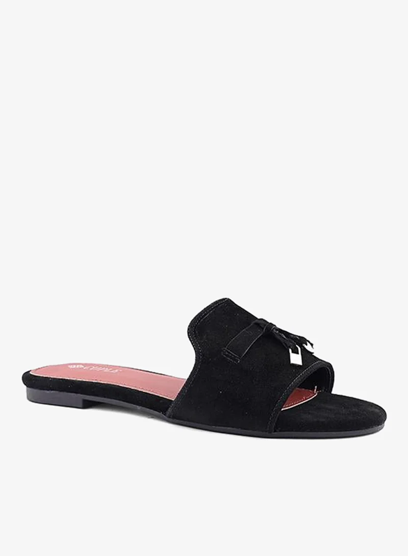 كابلي Women Buckle Detail Flat Slides