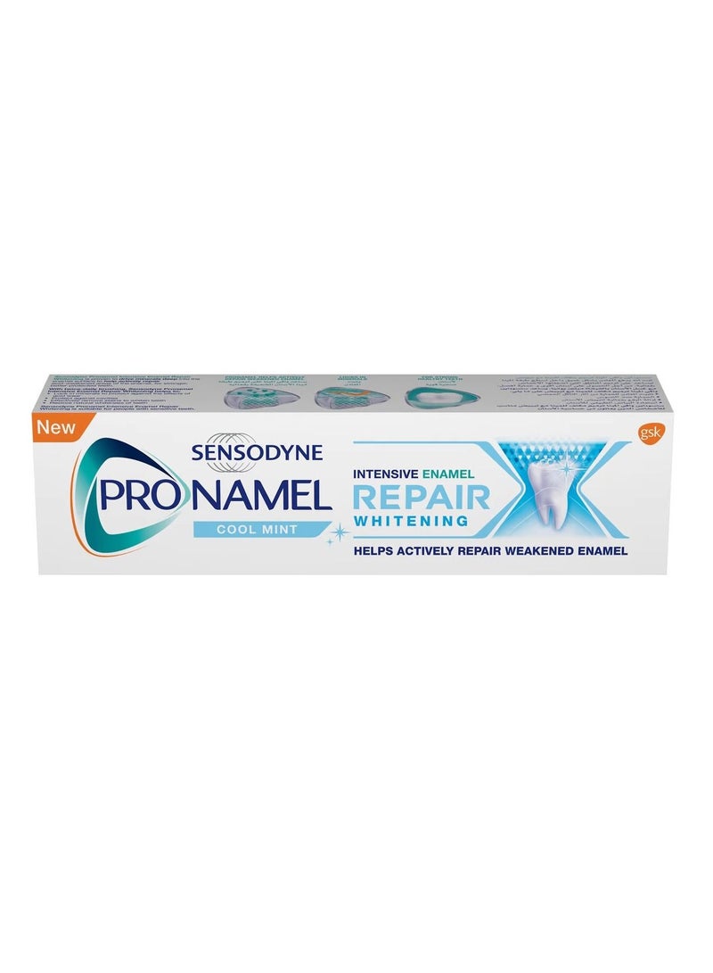 SENSODYNE PRONAMEL برو-ناميل إصلاح تبييض مكثف (نعناع بارد) 75 مل - Image 2