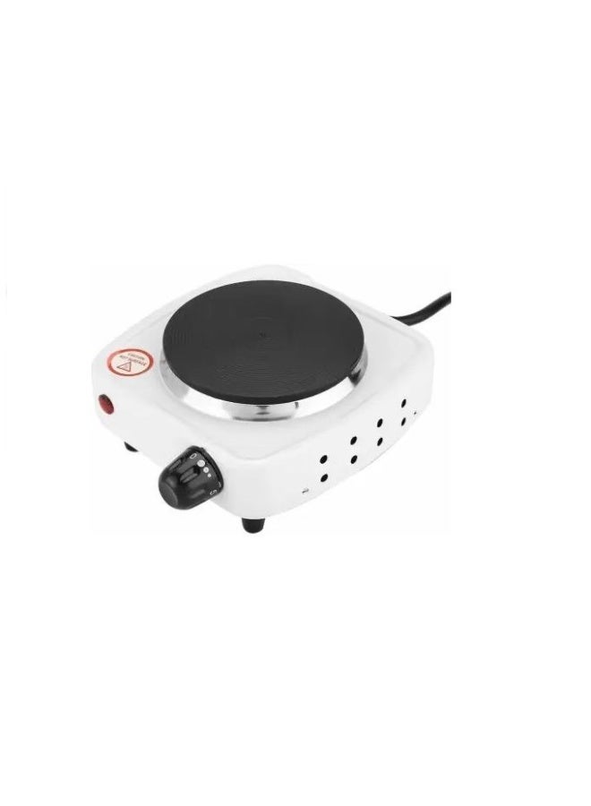 City Electric Hot Plate 1 Burner - 500 Watt / White (HMA-1009) - Image 1