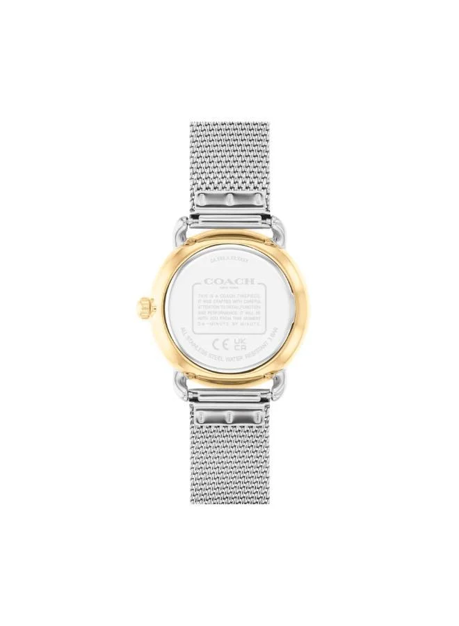 COACH  2-Hand Elliot Collection Quartz Movement Watch For Women With Silver Stainless Steel Bracelet - 14000115 for Women | Best Price UAE