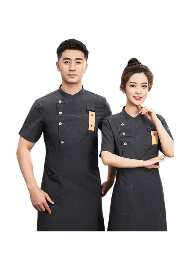 KUYING New Chef Workwear Top+Apron Set - Image 1