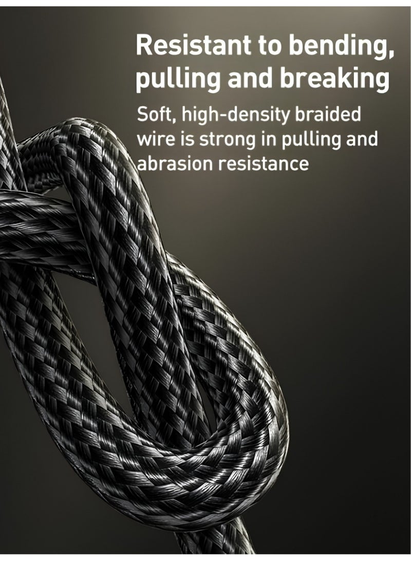 WELLTECH 3 in 1 Charging Cable Multi USB Fast Charging Data Cable Type C Lightning Micro USB Universal Charger Cable for iPhone Android Devices WELLTECH STAR76 - Image 3