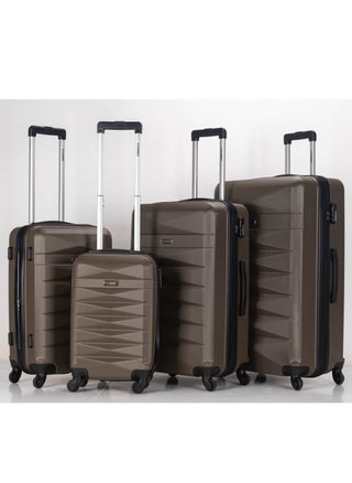 مجموعة حقائب سفر بعجلات دوارة وجوانب صلبة مكونة من 4 قطع مع قفل أرقام - pzsku/Z41BAFCA5A36672DECFF8Z/45/_/1724143436/27827594-35a7-46a8-a2cf-83f0f4f65ed9