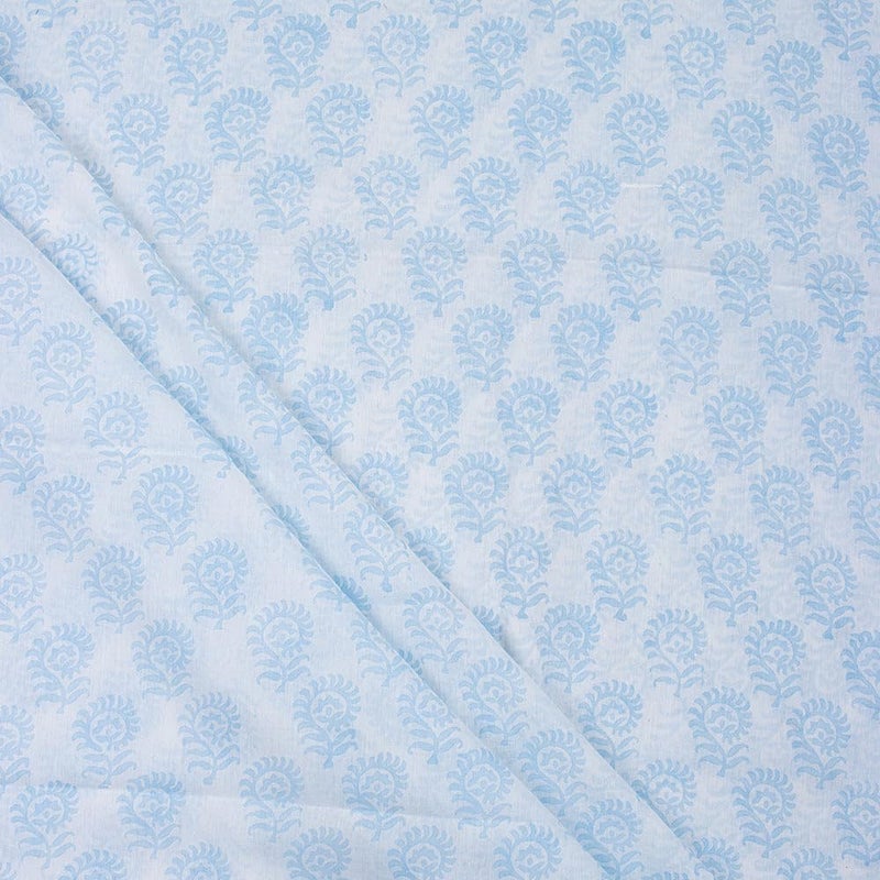 DMAASA Hand Block Print Pure Cotton Women Dress Making Running Long 44 Inch Wide Clothing Piece for Women Kurti Top Men Shirt Cushion Pillow and Table Cover 25 Meter - Image 1