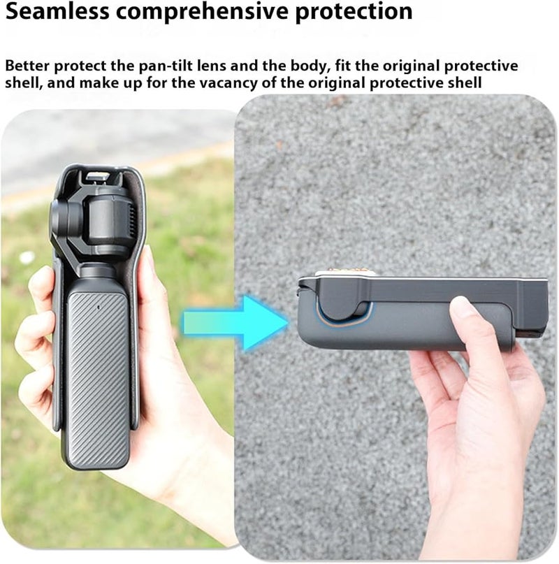 Purple Camera Case For DJI Pocket 3 Rotating Decompression Shock Absorption Vlog Device Cover - Image 4