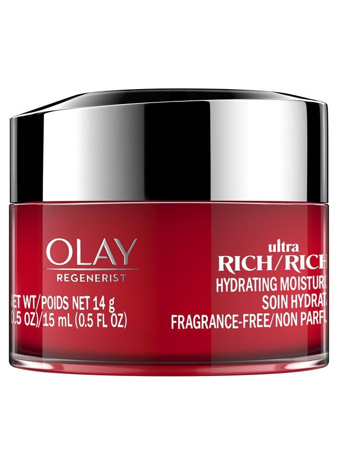 Olay New Regenerist Ultra Rich Face Moisturizer Fragrancefree Trial Size 0.5 Oz - Image 4