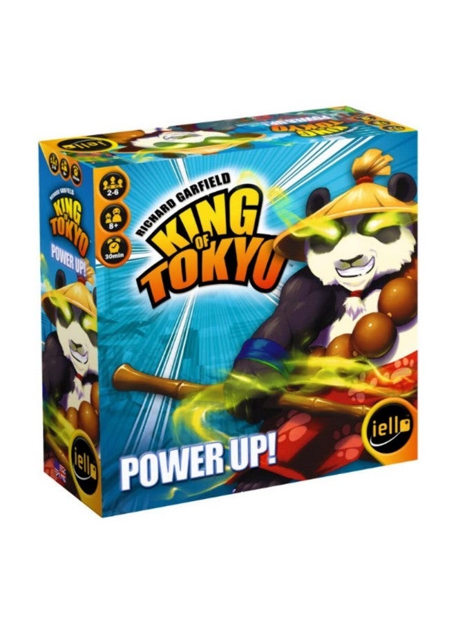 IELLO: King of Tokyo Power Up ، إصدار جديد ، مجموعة من بطاقات Evolution لتقوية الوحوش الخاصة بك متضمنة ، وقت لعب لمدة 30 دقيقة ، من 2 إلى 6 لاعبين ، للأعمار من 10 سنوات فما فوق