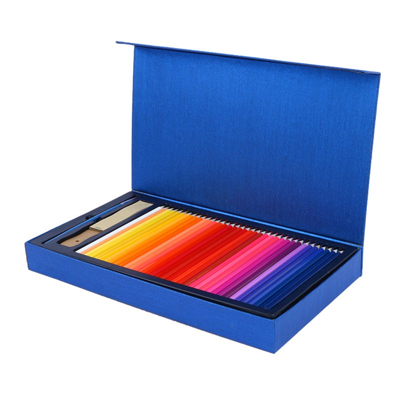 H&B Colors Pencils Set 121PCS Professional Art Supplies 72 Professional Water-color Pencils Metallic Colored Pencils Sharpener Sketch Painting Tools for Students Kids Home Party Decoration DIY - Image 1