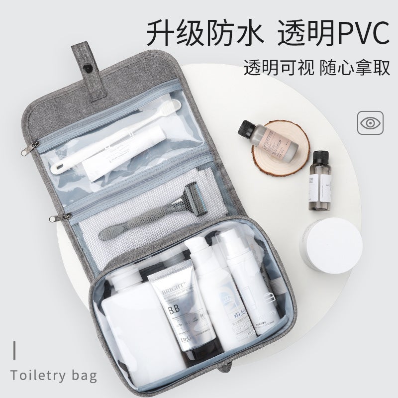 Business Travel Wash Bag Cosmetic Bag Men'S Business Travel Portable Foldable Waterproof Simple Storage Bag - Image 2