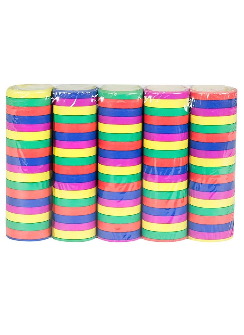 Streamers Multicolored Paper 5-Pack