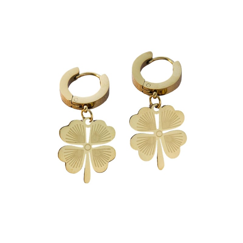 MONOZO Elegant Stainless Steel Women's Earrings—Latest Fashion Anti Tarnish Stud Earring for Girl - Image 1