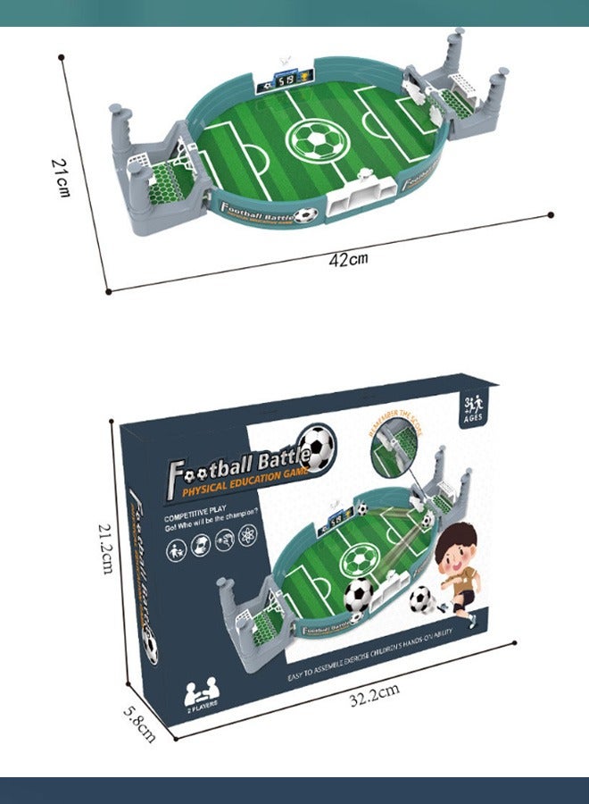 YelaJoy Mini Foosball Games  New Tabletop Football Soccer Pinball for Indoor Game Room, Table Top Foosball Desktop Sport Board Game for Adults Kids Family Game. Finger Battle/Soccer Shot Football Table Game - Image 2