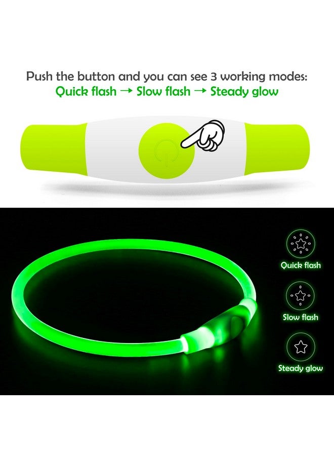 BSEEN Og Collar, Bseen Usb Rechargeable Flash Dog Necklace Light, Pet Safety Collar Makes Your Beloved Dogs Be Seen At Night For Small Medium Large Dogs - Image 2