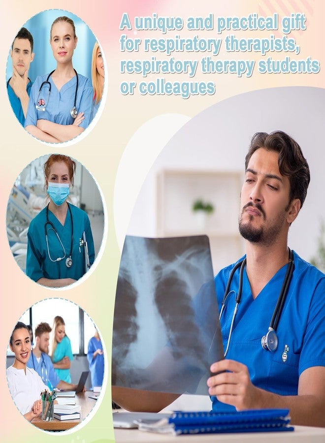 Yexiya 60 Pcs Nurse Appreciation Week Gift Respiratory Therapist Gift Funny Ballpoint Pen Bulk Lung Inhaler Ventilator Retractable Pen for Nurse Cna Graduation Respiratory Office Rt Nursing Doctor - Image 4